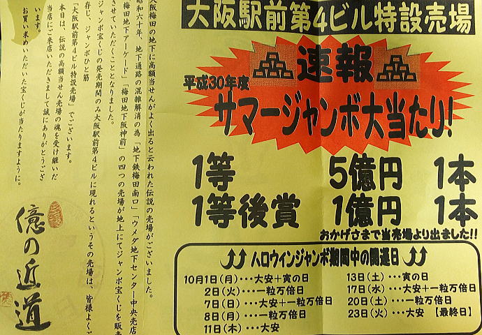 宝くじ売り場の営業時間 チャンスセンターは何時まで