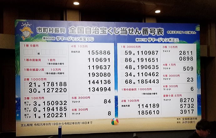 結果 ジャンボ 回 862 年末