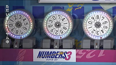 ナンバーズ3リハーサル数字 速報ナビ