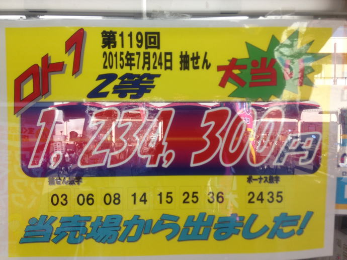 結果 ロト 一覧 7 ロト７当選数字一覧（最新50回）